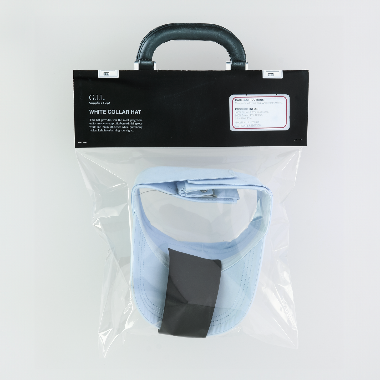 WHITE COLLAR HAT